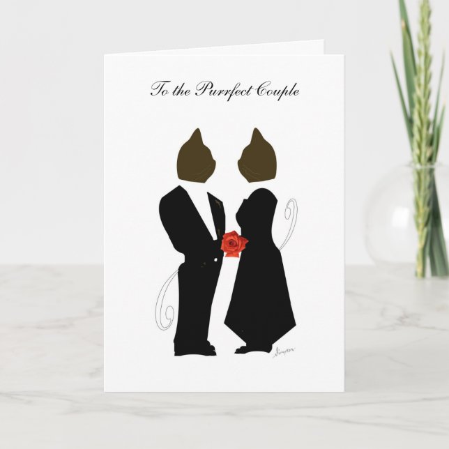 Purfect Couple Anniversary Card Karte (Vorderseite)