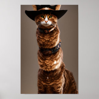 Purfect Cowboy: Feline Frontier Adventure Poster
