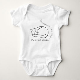 Purfect Dreams - Niedliches Schlafen Cat Line Desi Baby Strampler