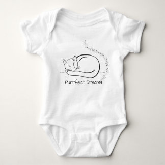 Purfect Dreams - Niedliches Schlafen Cat Line Desi Baby Strampler