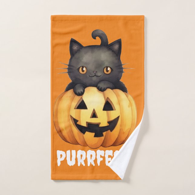 Purfect Halloween Handtuch (Handtuch)
