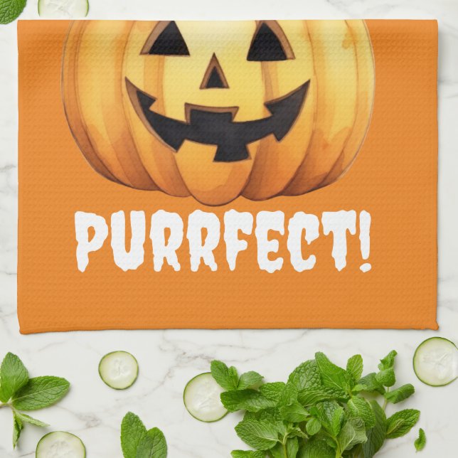 Purfect Halloween Küchentuch (Gefaltet)
