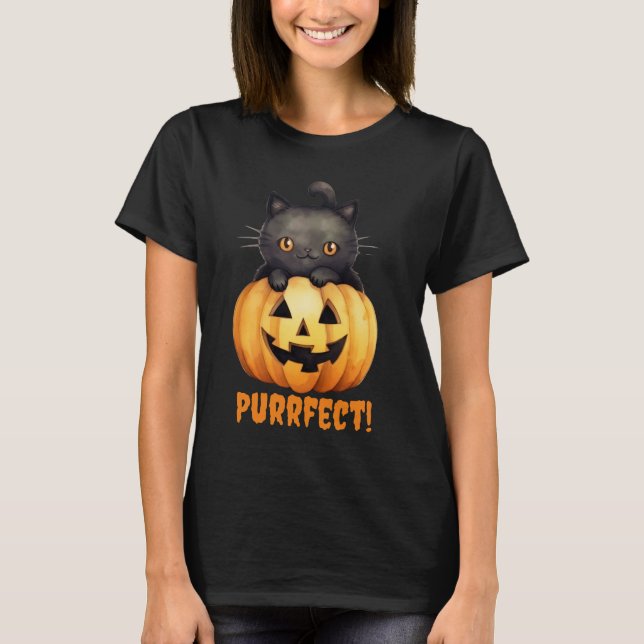 Purfect Halloween T T-Shirt (Vorderseite)