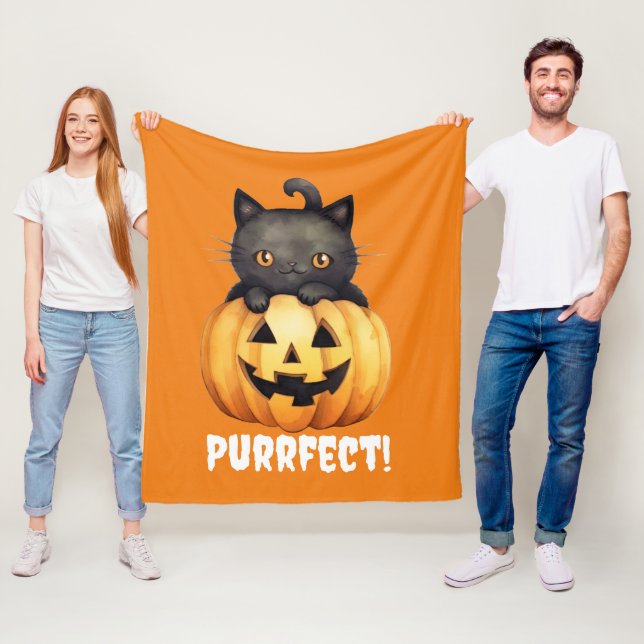 Purfect Halloween-Wurfdecke Fleecedecke (Beispiel)