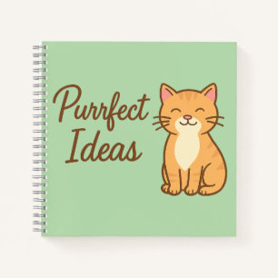 Purfect Ideas - Niedliche Cat Notebook-Abdeckung Notizbuch