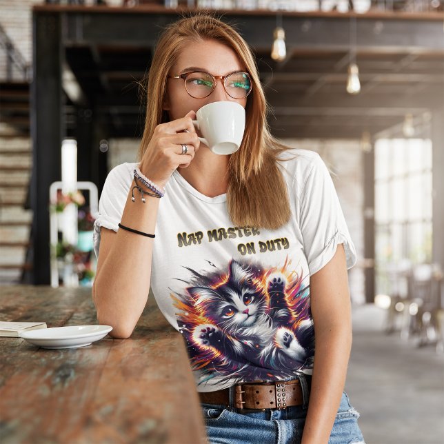 Purfect Nickerchen Master on Duty T-Shirt (Von Creator hochgeladen)
