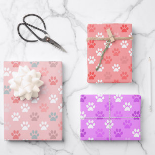 Purfect Pet Paw Prints Geschenkpapier Set