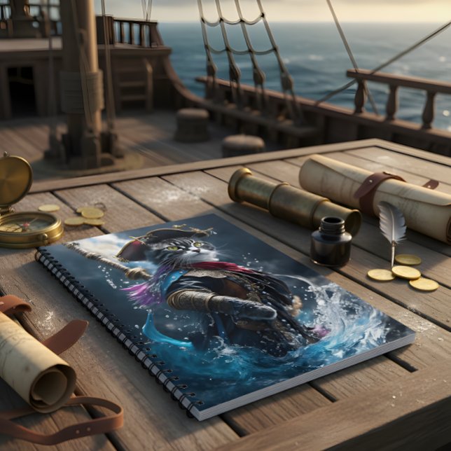 Purfect Pirates: Pirate der Whimsikkatze Notizblock (Von Creator hochgeladen)