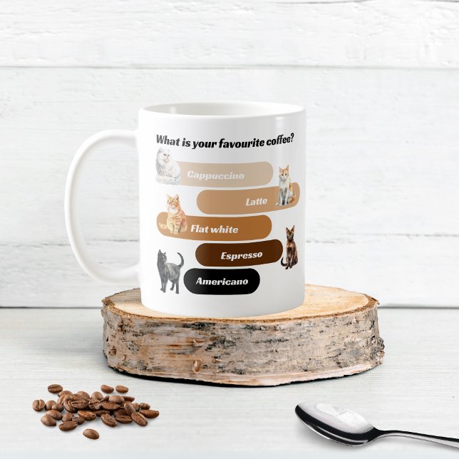 Purfect Tasse Katzenkuchen aufreißen - Wählen Sie  (Purrfect Brew Cat Mug – Pick Your Feline Flavor!)