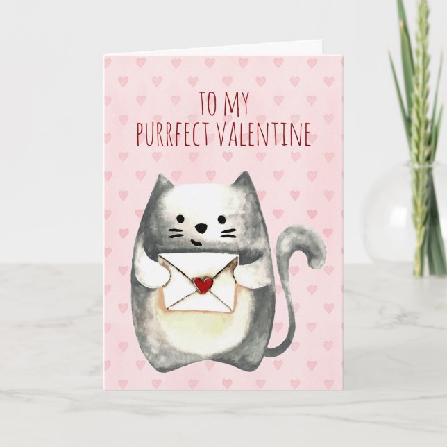 Purfect Valentine Karte (Vorderseite)