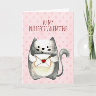 Purfect Valentine Karte