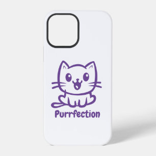 Purfektion, sehr Niedliche Anime-Katze iPhone 12 Pro Hülle