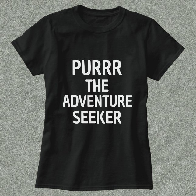 Puri The Adventure Seeker Funny Personalisiert Bla T-Shirt (Von Creator hochgeladen)
