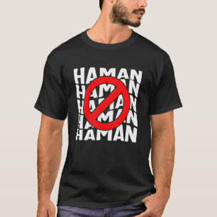 Purim Anti-Haman-Kostüm  Haman Hebräisch Jüdisch H T-Shirt