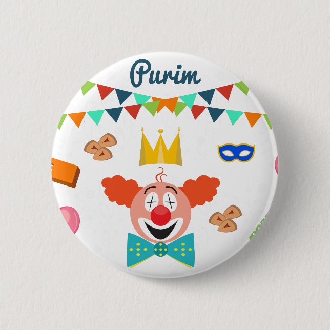 Purim Button (Vorderseite)