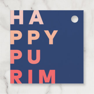 Purim Coral Ombre Geschenkanhänger
