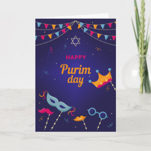 Purim Day Grußkarte Karte