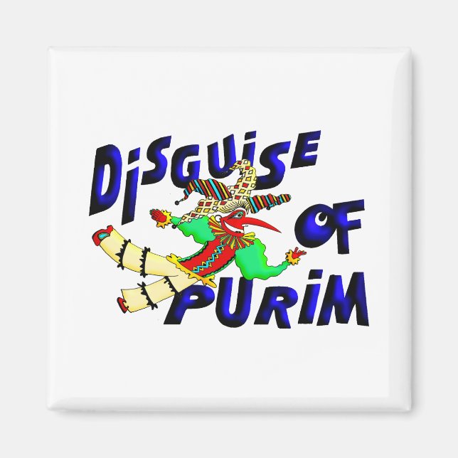 Purim Disguise Magnet (Vorne)