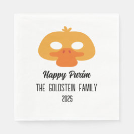 Purim Ente Maskerade Kostüm Serviette