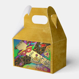 Purim Esther Feier Dark Art Druck Geschenkschachtel