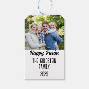 Purim-Familienfoto-Kostüm Familienname Geschenkanhänger