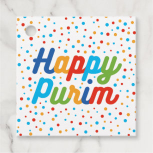 Purim Favor Tag Geschenkanhänger