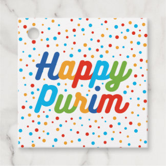 Purim Favor Tag Geschenkanhänger