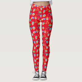 Purim Festival Kinder Party Niedlich Clownsfeier Leggings