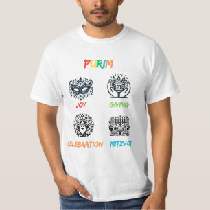 PURIM: Freude, FEIERN UND MITZVOT ZU GEBEN T-Shirt