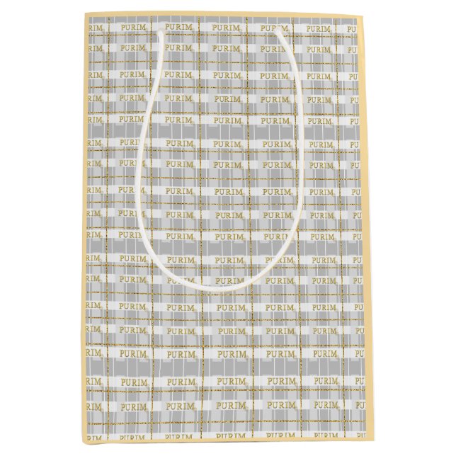 Purim Gift Bag Mittlere Geschenktüte (Vorderseite)