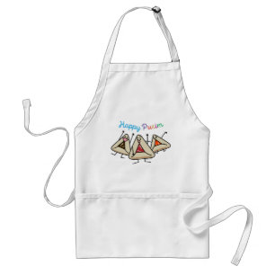 Purim hamantaschen Gebäck Sameach Oznei Haman Schürze