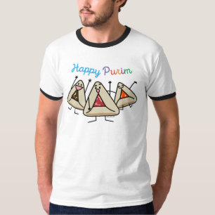 Purim hamantaschen Gebäck Sameach Oznei Haman T-Shirt