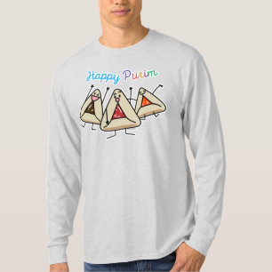 Purim hamantaschen Gebäck Sameach Oznei Haman T-Shirt