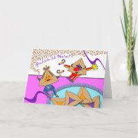 Purim ist hier! Hamantaschen in der Kostüm-Karte