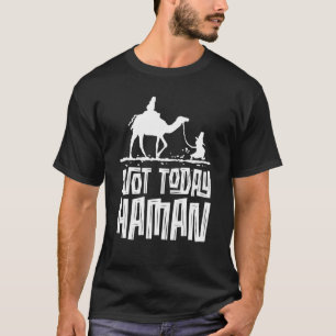 Purim jüdischer Spaß heute nicht Haman Kostümkleid T-Shirt