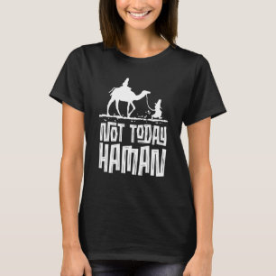 Purim jüdischer Spaß heute nicht Haman Kostümkleid T-Shirt