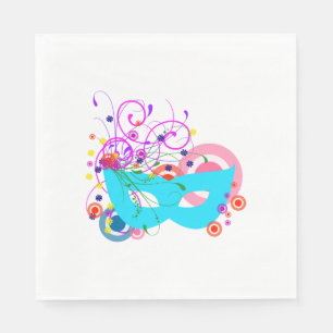 Purim Mask Serviette