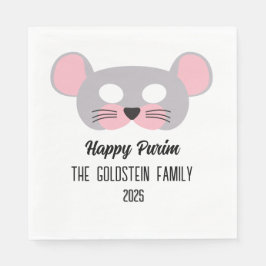 Purim Maus Maskerade Kostüm Serviette