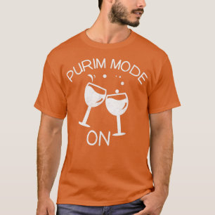 Purim-Modus auf Königin Esther Kostüm Party Jüdisc T-Shirt