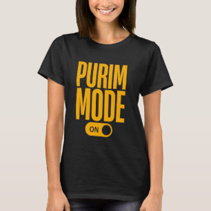 Purim-Modus Ein Lustiges Purim-Jüdisches Kostüm Gl T-Shirt