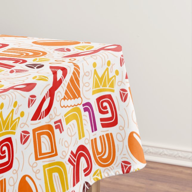 Purim Tablecloth Tischdecke (Beispiel)