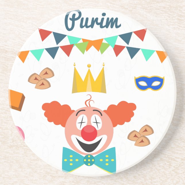 Purim Untersetzer (Vorne)