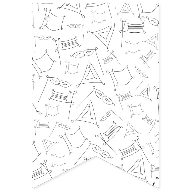 Purim Wimpelkette (Erste Fahne)