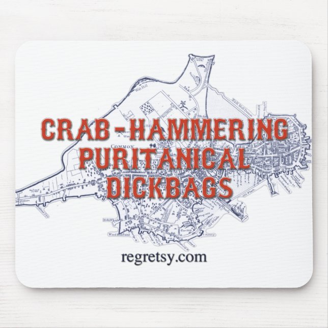 Puritanisches Dickbags Mousepad (Vorne)