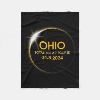 Purkinje-Effekt Sonnenfinsternis 2024 Ohio Totalit Fleecedecke