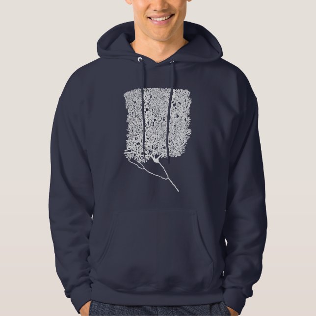 Purkinje (weiß) hoodie (Vorderseite)