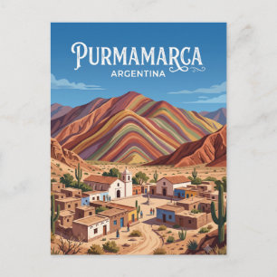 Purmamarca Argentinien Postkarte