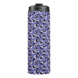 Purple Abstract Animal Print Thermosbecher
