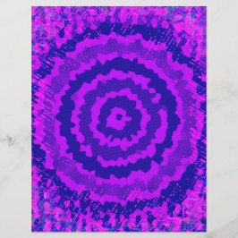 Purple Abstract Flower Bulk Scrapbook Paper Pages Flyer