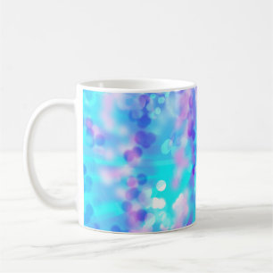 Purple And Blue Bokeh 7518 Kaffeetasse